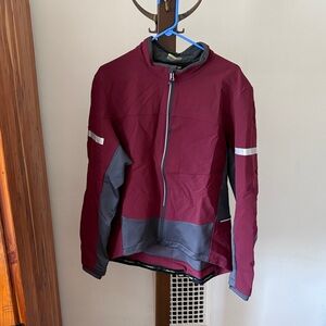 Novara Nylon Cycling Jacket Burgundy XL